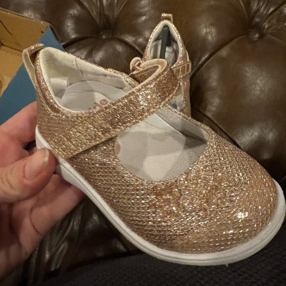 NWT Stride Rite 4.5 XW baby" Holly" Mary Jane's - Picture 2 of 7